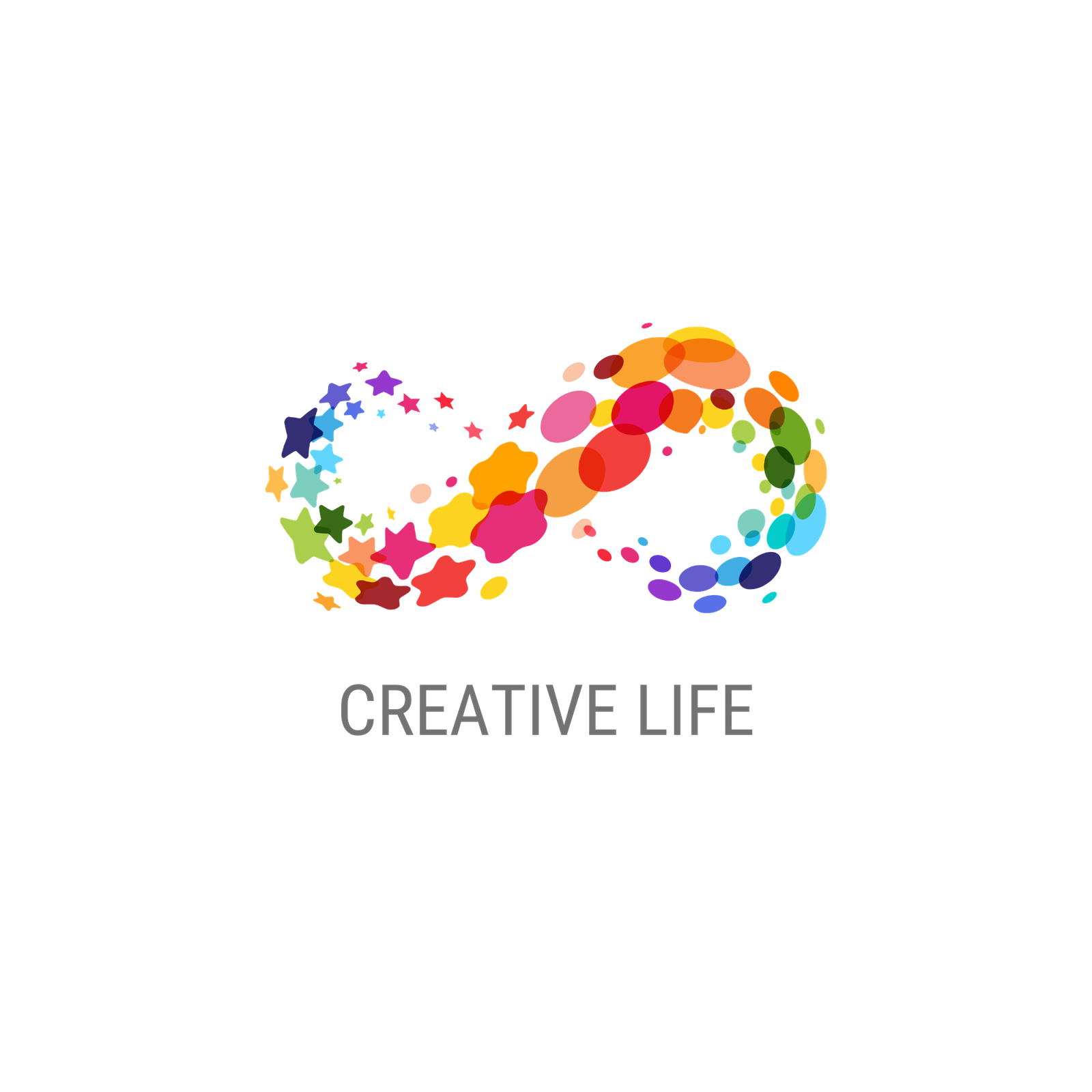 Colorful Abstract Infinity Symbol Logo
