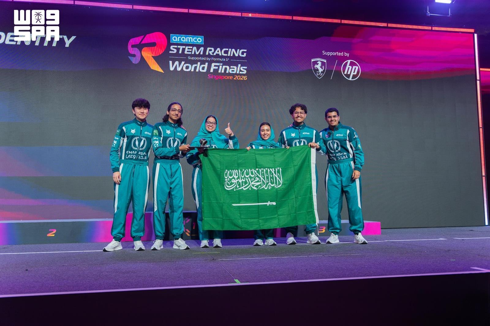Saudi team Lynx wins STEM Racing world title in Singapore